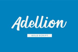 Adellion: A Bold Script Font for Standout Branding