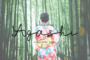 Agashi: The Script Font That Elevates Your Brand’s Visual Identity