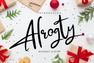 Alrogty: A Script Font That Elevates Branding with Elegance