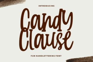 Candy Clause: A Script Font for Whimsical Branding