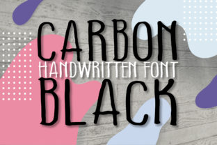 Carbon Black: A Script Font for Bold Editorial Design