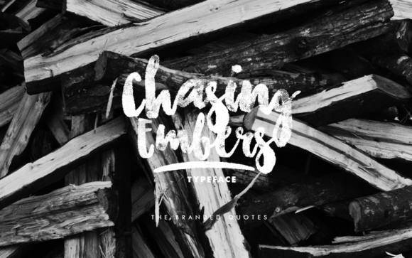 Chasing Embers: A Script Font for Creative Branding