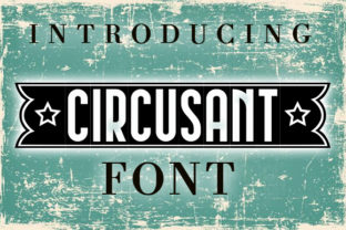 Circusant: A Decorative Font for Creative Branding