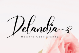 Delandia: A Script Font for Creative Crafters and Handmade Sellers