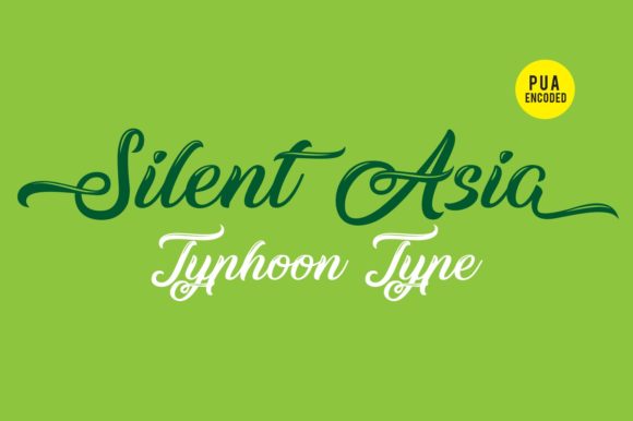 Discover Silent Asia: A Modern Script Font for Designers