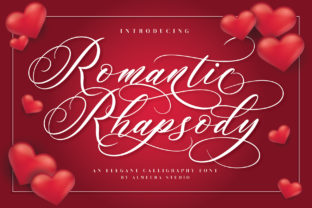 Discover the Magic of Romantic Rhapsody: A Script Font for Handmade Creators