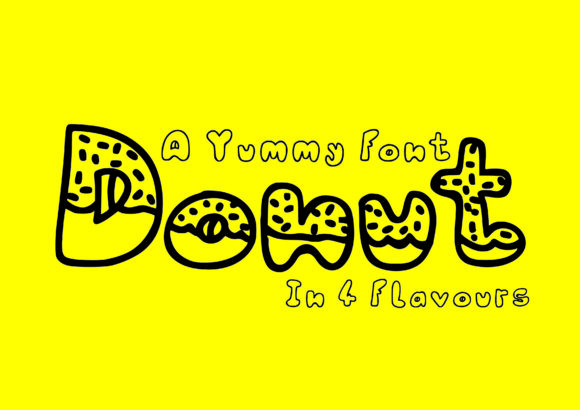 Donut: A Sweet Font for Creative Branding