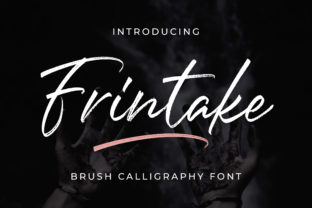 Frintake: A Script Handwritten Font for Editorial Expression