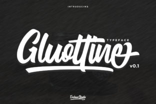 Gluottine: A Script Handwritten Font for Modern Web Design