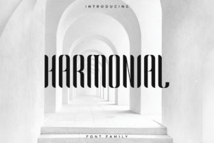 Harmonial: A Bold Sans Serif Font for Modern Design
