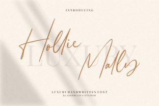 Hollie Mally: A Handwritten Font That Elevates Your Craft