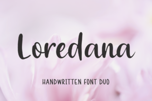 Loredana: A Script Handwritten Font for Creative Crafters and Designers