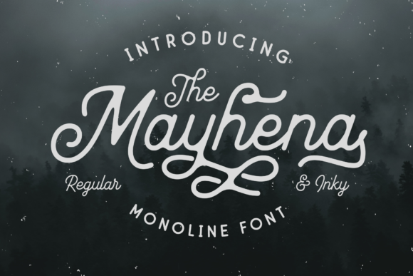 Mayhena: The Vintage Script Font for Bold Branding and Digital Campaigns
