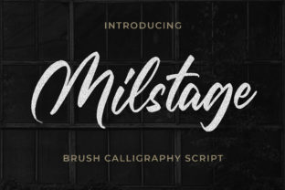 Milstage: A Script Font for Editorial Elegance and Visual Storytelling