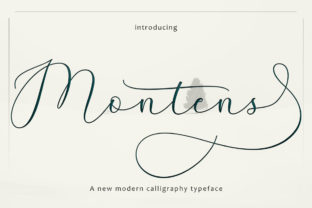 Montens: A Script Font That Elevates Branding with Elegance