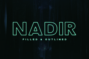 Nadir: A Bold Sans Serif Font for Branding That Speaks Volumes