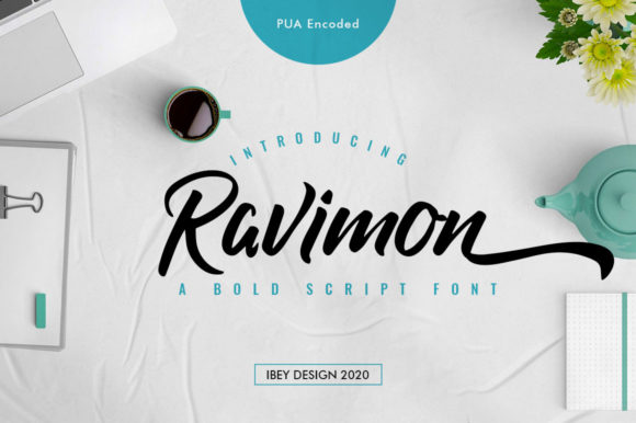 Ravimon: The Luxury Handwritten Font That Elevates Your Brand