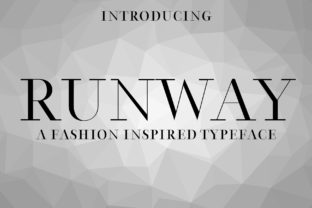 Runway: A Serif Font That Elevates Your Craft Projects