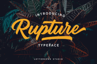 Rupture Duo: A Script Handwritten Font for Modern Branding