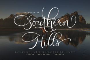 Southern Hills: A Script Handwritten Font for Standout Digital Design