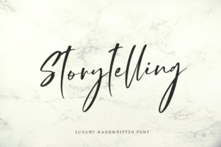 Storytelling: A Font for Romantic Expression and Editorial Elegance