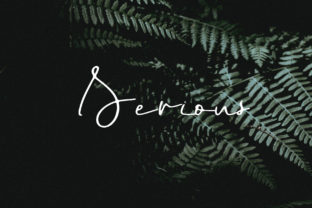Transform Your Brand with Serious Script Font