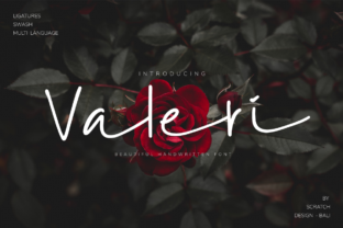 Valeri: A Script Font That Breathes Life into Handmade Creations