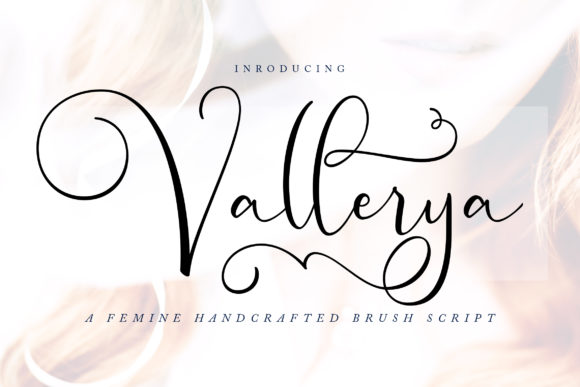 Vallerya Script Font for Creative Crafters and Designers