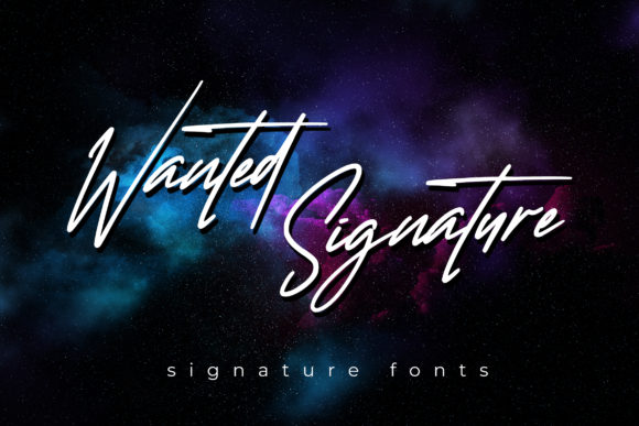 Wanted Signature: The Perfect Font for Branding and Design