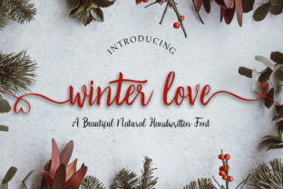 Winter Love: A Script Font That Breathes Life into Handmade Creations